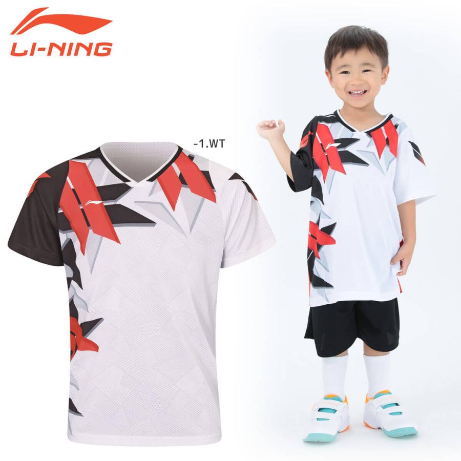 LI-NING LI-NING AAYS246 ゲームシャツ バドミントンウェア(ジュニア