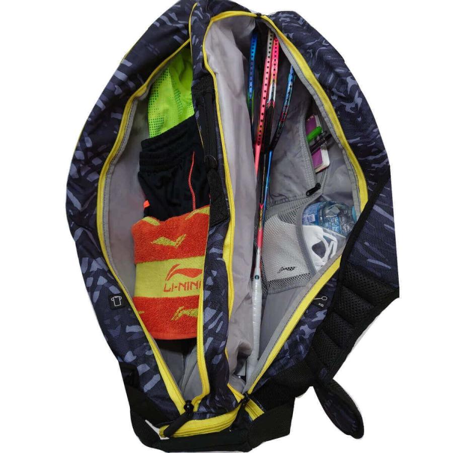 LI-NING LI-NING ABJM008-2 ブラック ラケットバッグ 中国ナショナル