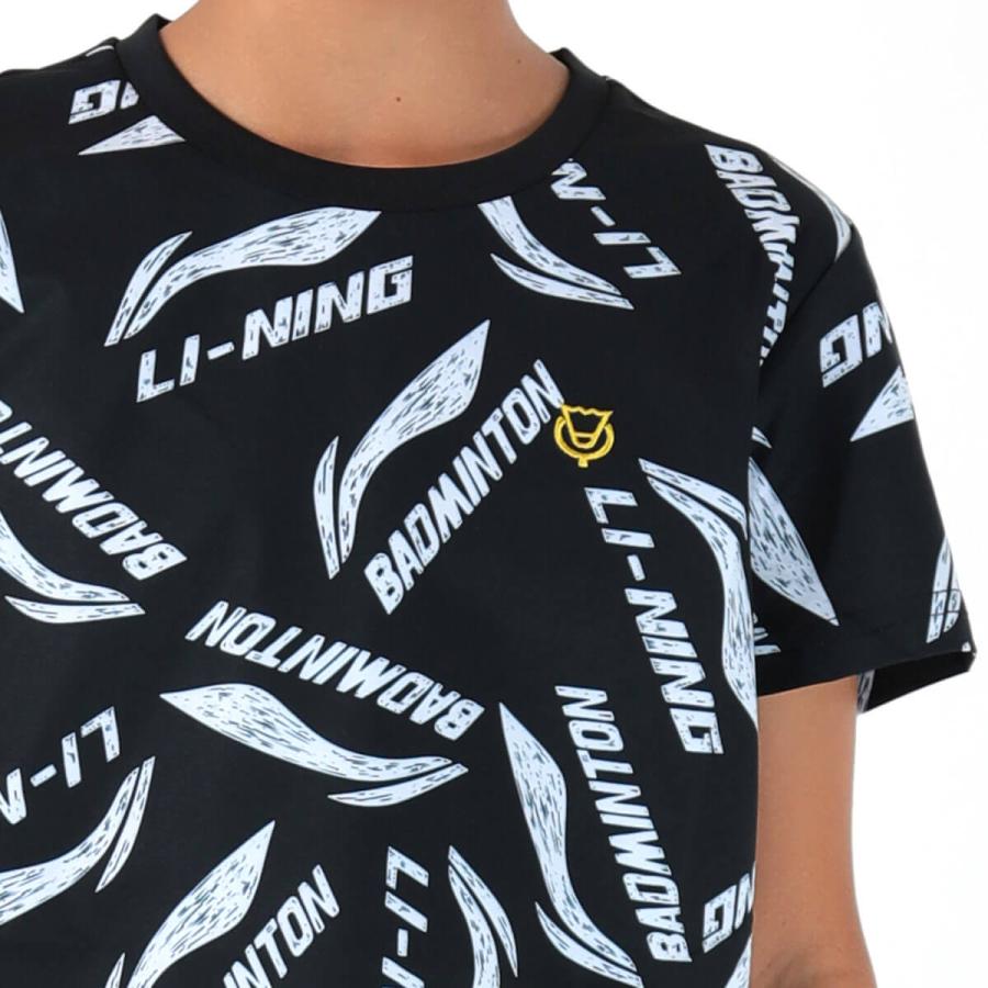 LI-NING LI-NING AHSR634 トレーニングTシャツ バドミントンウェア