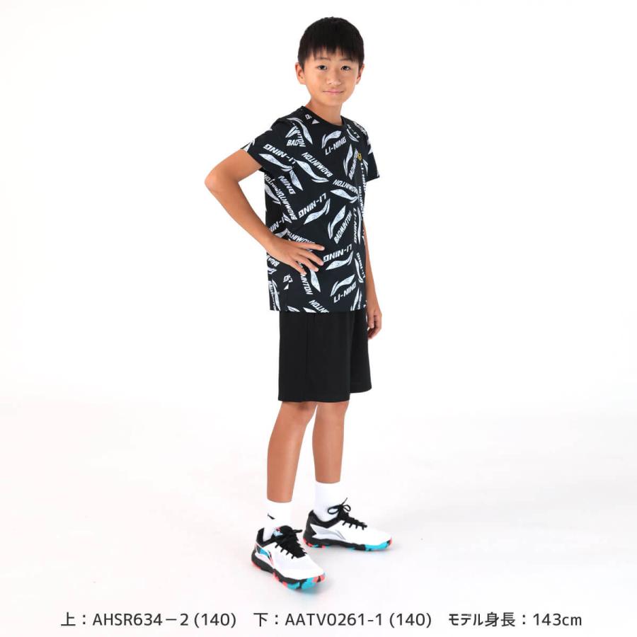 LI-NING LI-NING AHSR634 トレーニングTシャツ バドミントンウェア