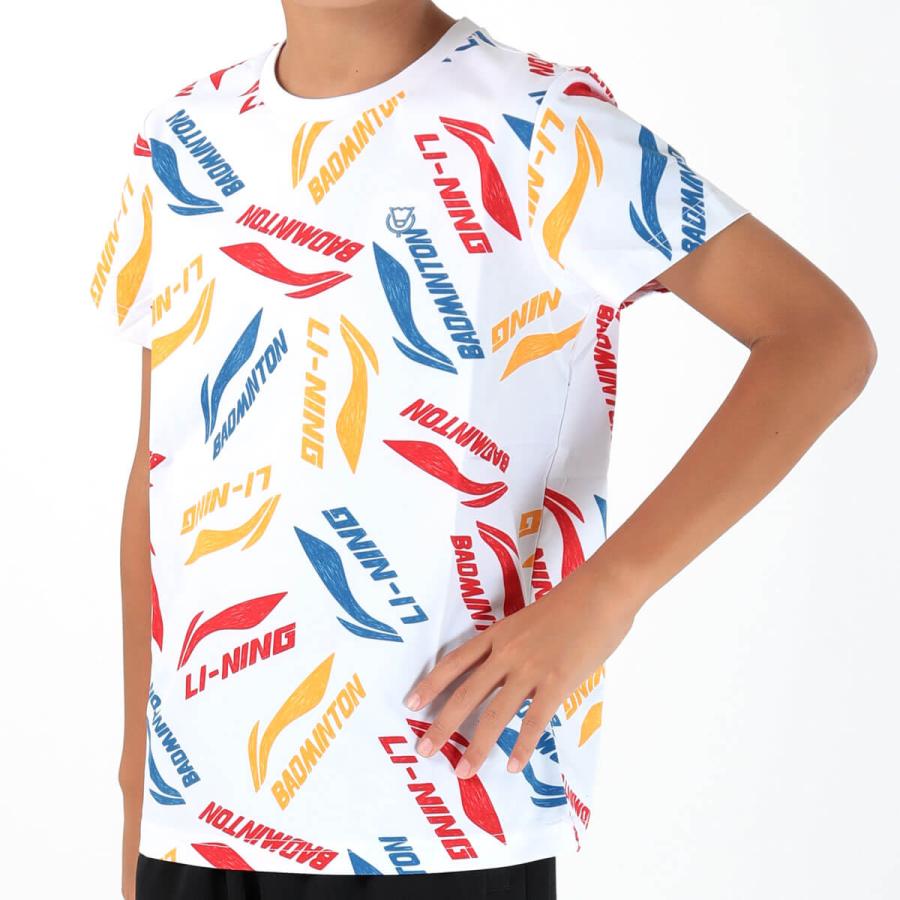 LI-NING LI-NING AHSR634 トレーニングTシャツ バドミントンウェア