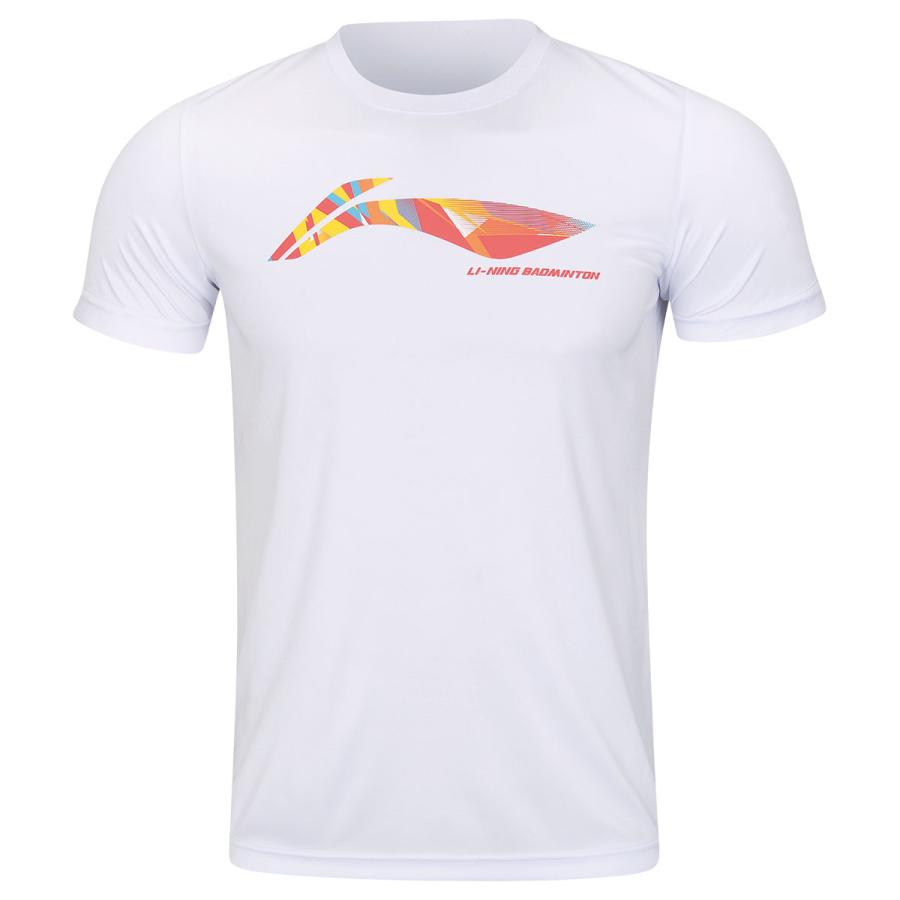 LI-NING LI-NING AHSR787 トレーニングTシャツ ロゴ バドミントン