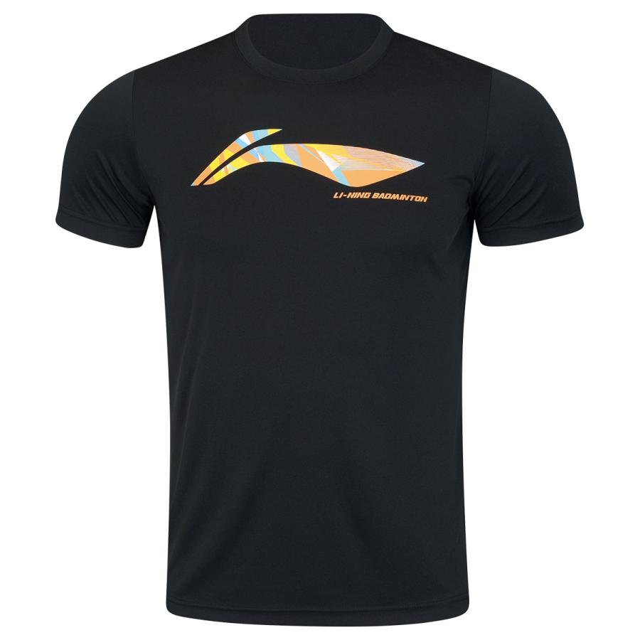 LI-NING LI-NING AHSR787 トレーニングTシャツ ロゴ バドミントン
