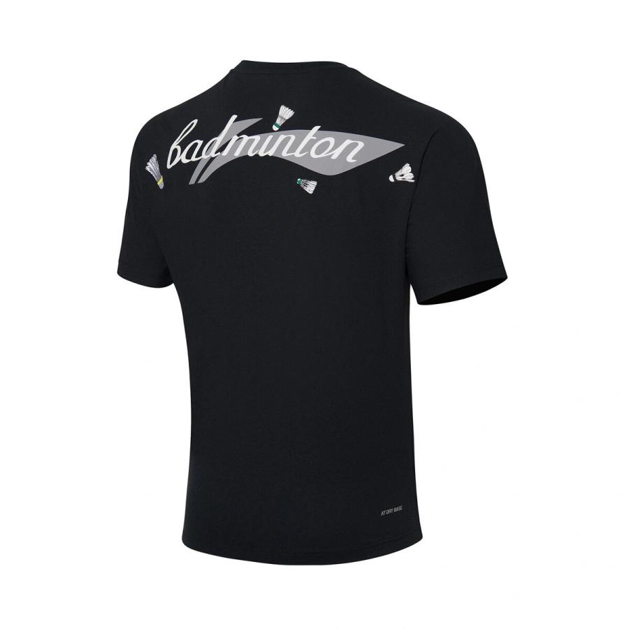 LI-NING LI-NING AHSR871 トレーニングTシャツ バドミントンウェア