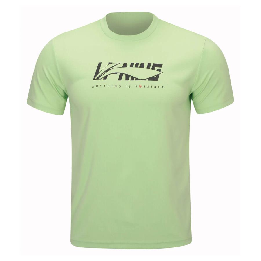 LI-NING LI-NING AHST357 トレーニングTシャツ バドミントンウェア