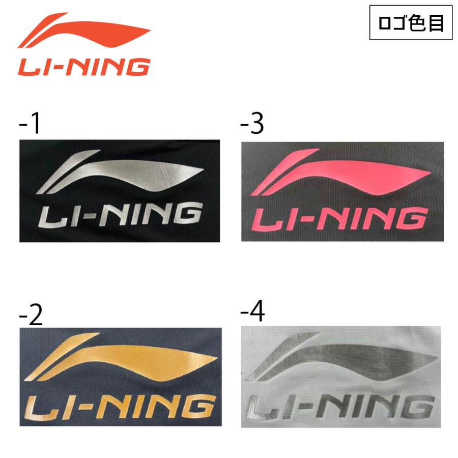 LI-NING LI-NING ATLR081 ロゴ ロングTシャツ 長袖 バドミントンウェア