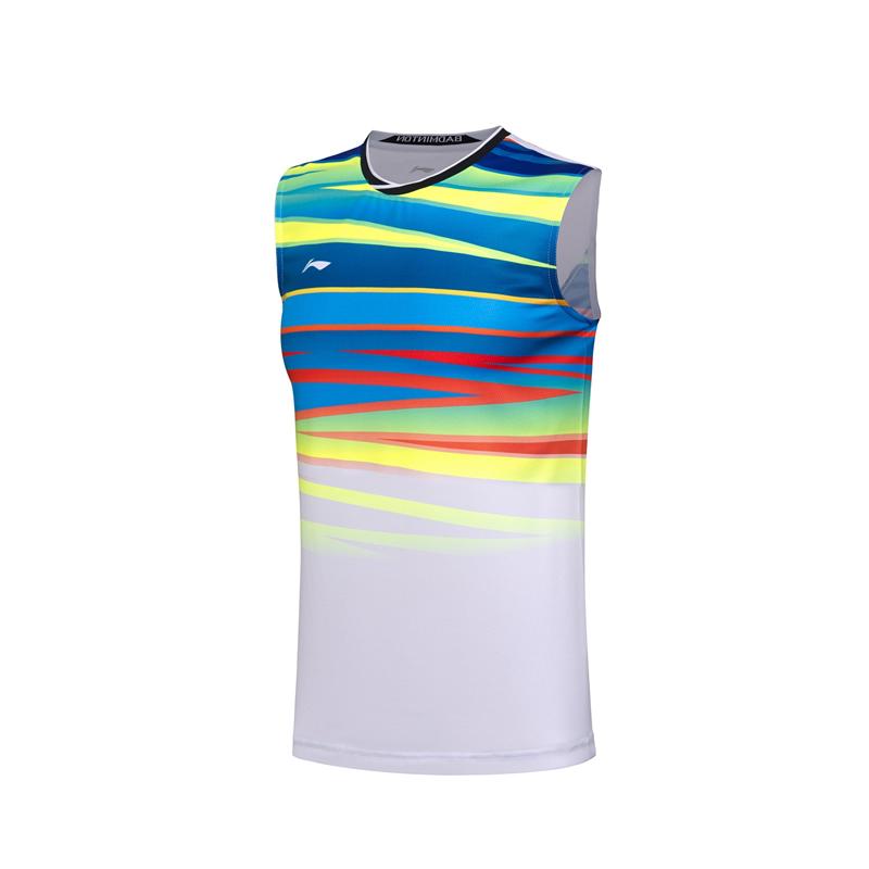 LI-NING 【大特価】LI-NING AVSM101 ノースリーブ ゲームシャツ(ユニ