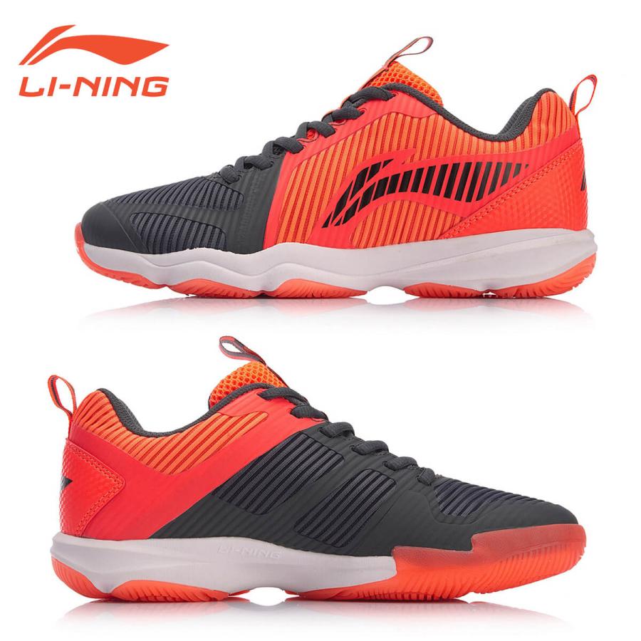 LI-NING リーニン バトミントンシューズ オレンジ 橙 イエロー 黄 楽天市場】リーニン バドミントンシューズ 渡辺勇大選手使用