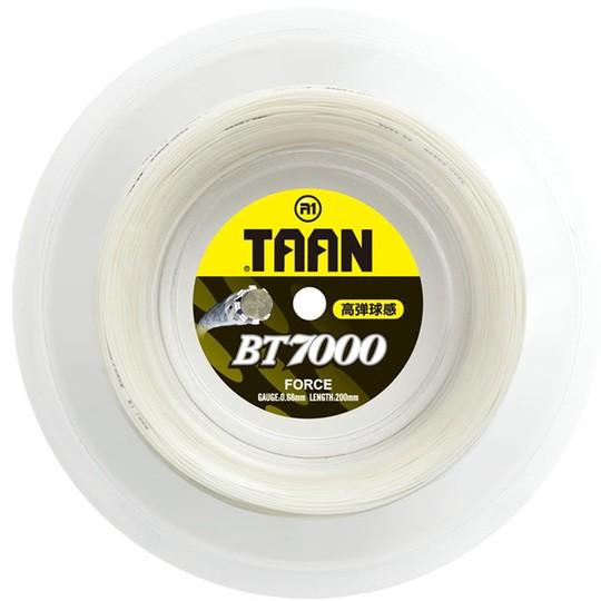 TAAN BT7000-200 FORCE-200M 200M ロールガット[高反発][打球感][ホワイト](0.68mm) バドミントンストリング タアン｜sunfastsports