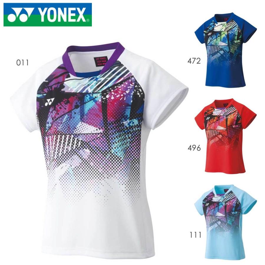 バドミントン YONEX ユニホーム YONEX 20722 ウィメンズゲームシャツ トップス テニス