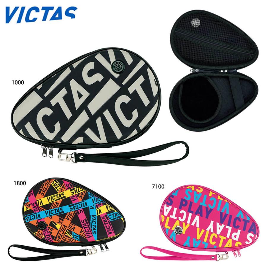 VICTAS 672111 プリンテッドラウンドラケットケース【PRINTED ROUND