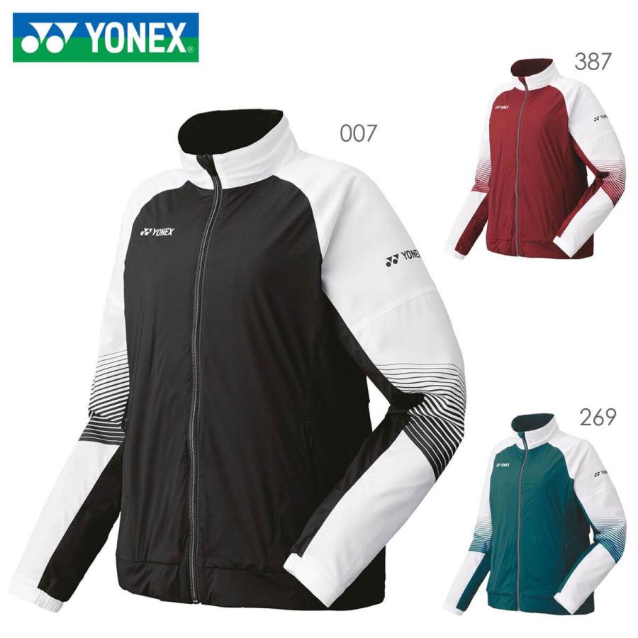 バドミントンウェア　O YONEX 78067 ウィメンズ裏地付きウィンドウォーマーシャツ ウェア