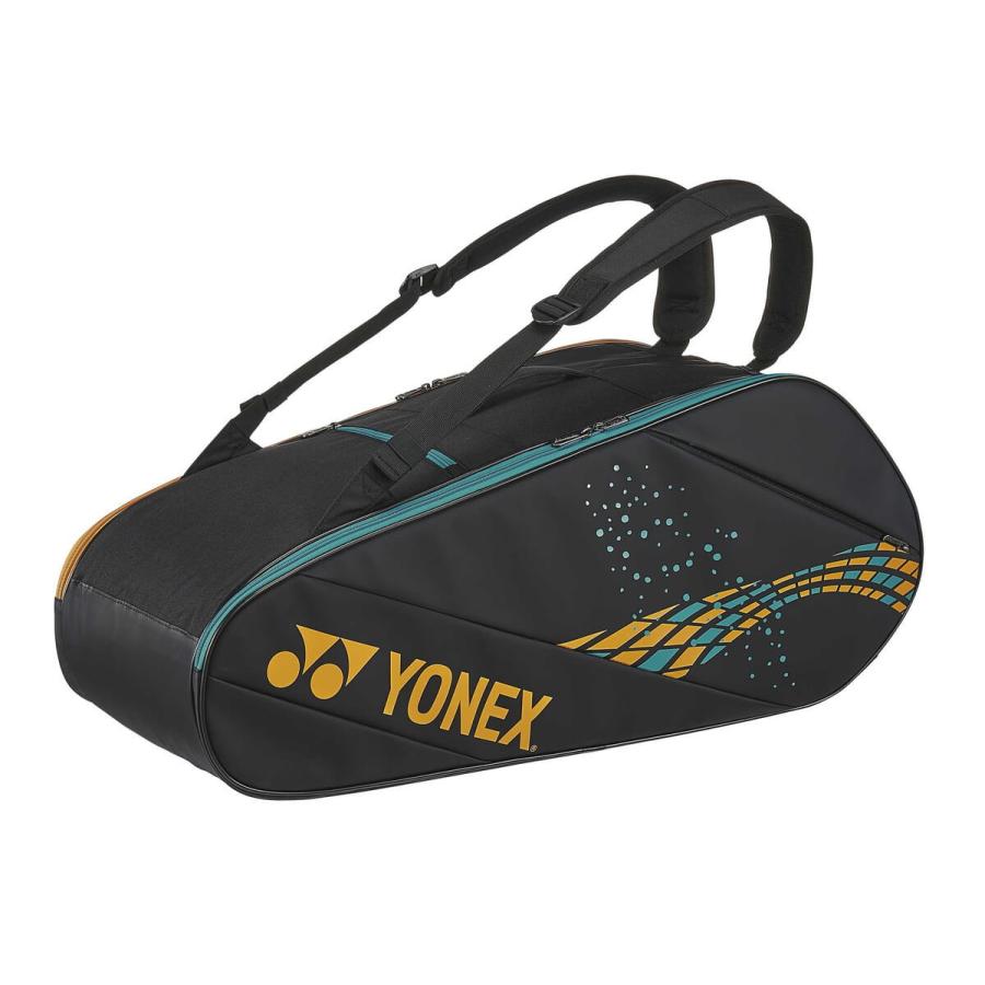 （新品 未使用）YONEX バドミントンバッグ 黒/緑 YONEX バドミントンラケットバッグ 黒/黄緑 - メルカリ