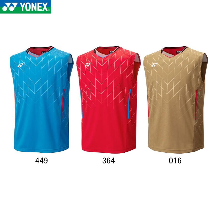 激レア　非売品　限定モデル　 今だけこの値段　ヨネックス　75周年　ユニフォーム YONEX（ヨネックス） YONEX 10699 メンズゲームシャツ(ノースリーブ