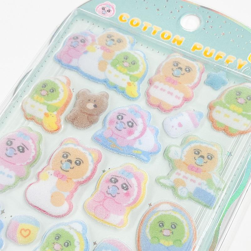 30%OFF】コットンパフィーシール おぱんちゅうさぎ2 138686 クラックス