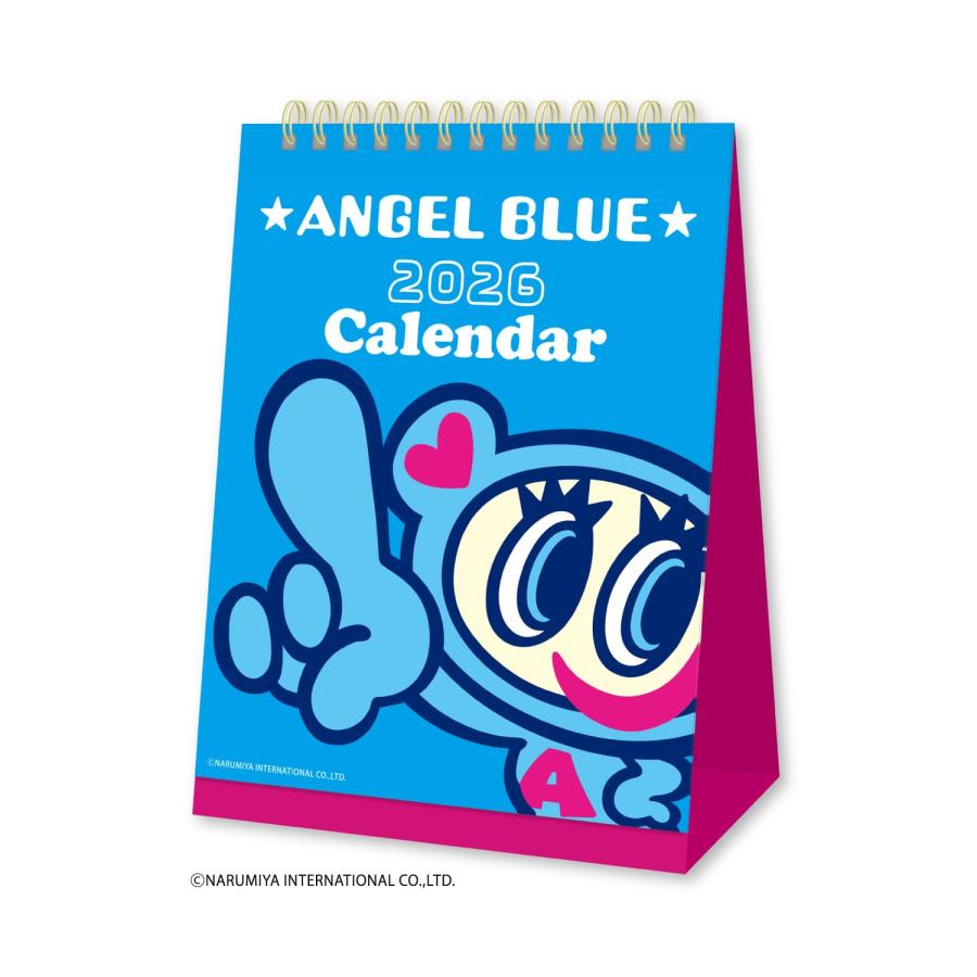 2026年度カレンダー エンジェルブルー 卓上 26NK4310 新日本カレンダー