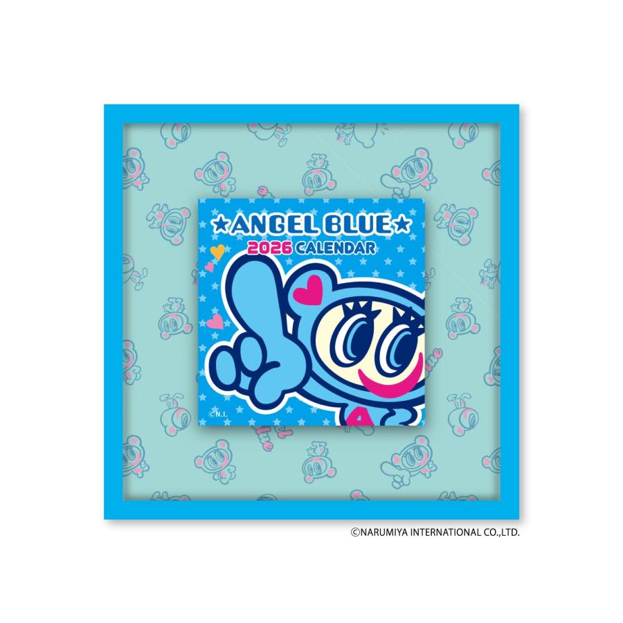 送料無料 2026年度カレンダー エンジェルブルー 日めくり 26NK4450 新