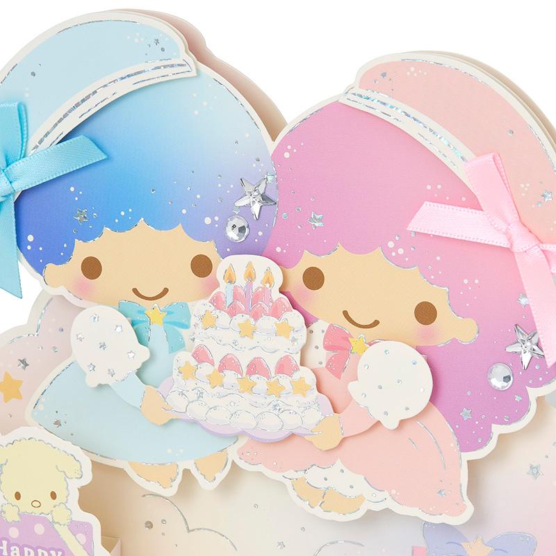 バースデーカード ♪キキララが話す 誕生日祝い ライト＆ボイス