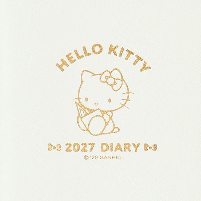 2027年度ダイアリー 10月始まり ハローキティ A6スリム 923028
