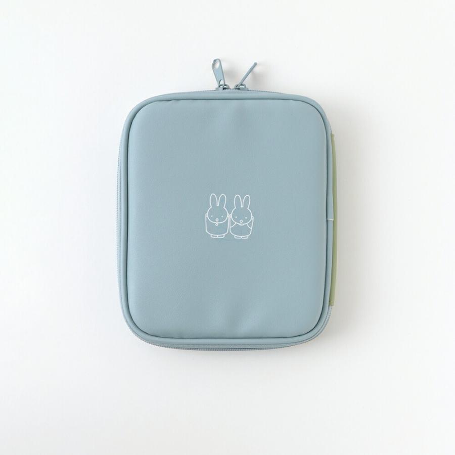 ミッフィースタイル　カラフルマルチポーチ　カラフルマスコット　グリーン ミッフィースタイル カラフルマルチポーチ カラフルマスコット