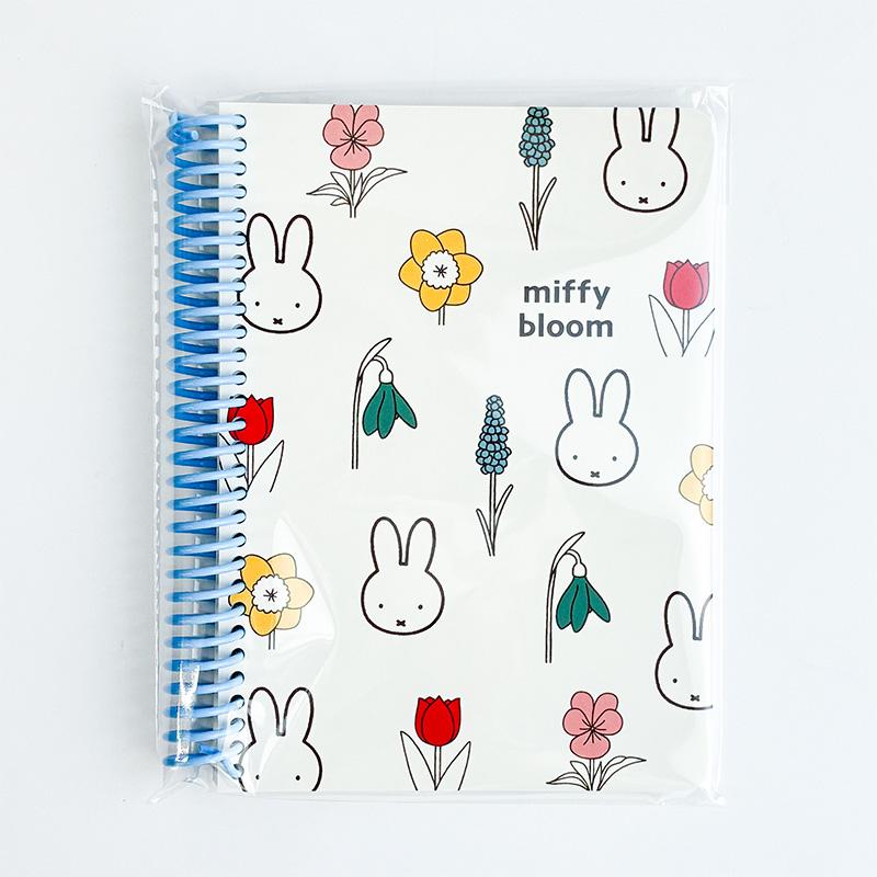 ミッフィー カラーリングノート[A6]白 BS26-11 スクエア square miffy bloom ディックブルーナ キャラクターグッズ かわいい 大人 子供 ギフト 記入 メモ