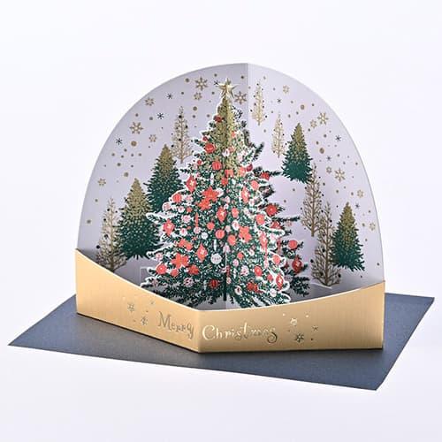 クリスマスカード レーザーカット 立体 GX4513 イーズプロダクツ EASE