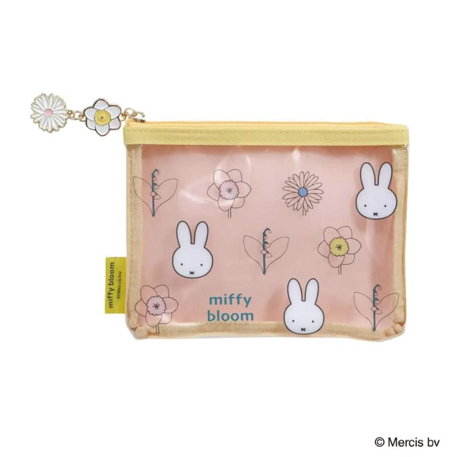 ミッフィー Bloom ポーチ B 黄 MF994B クツワ ブルーム miffy DickBruna 文具 大人 キャラクターグッズ かわいい 収納 小物入れ 整理 持ち運び