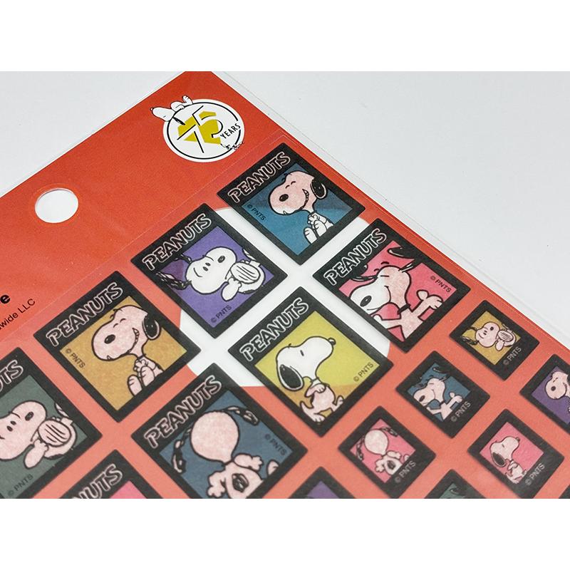 30%OFF】スヌーピー マスキングシール 赤 PN24-19 スクエア square 75