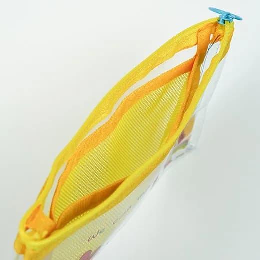 ココちゃん メッシュポケットペンケース イエロー RYZ-1083