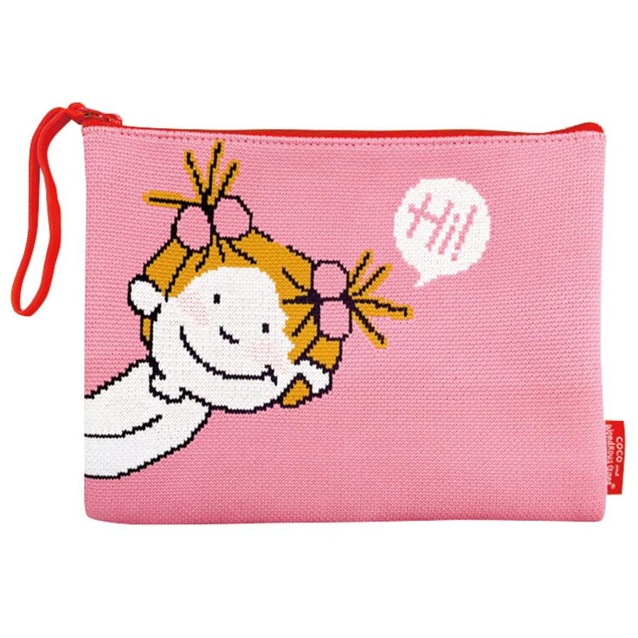 ココちゃん ニットポーチ RYZ-1112 グリーティングライフ キャラクター