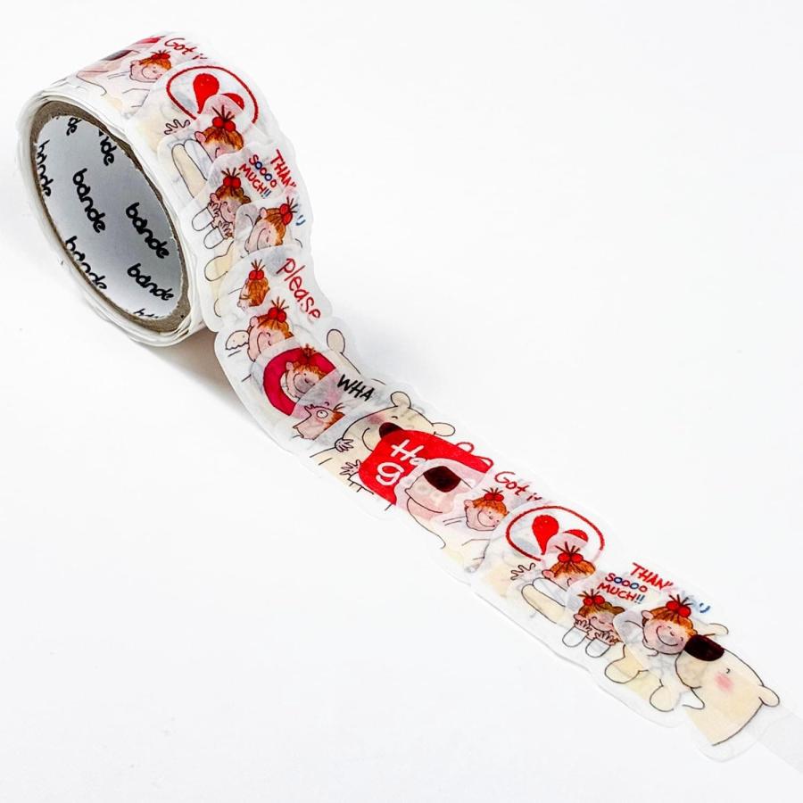 ココちゃん bande 1枚ずつめくれるダイカットマスキングテープ 20mm幅