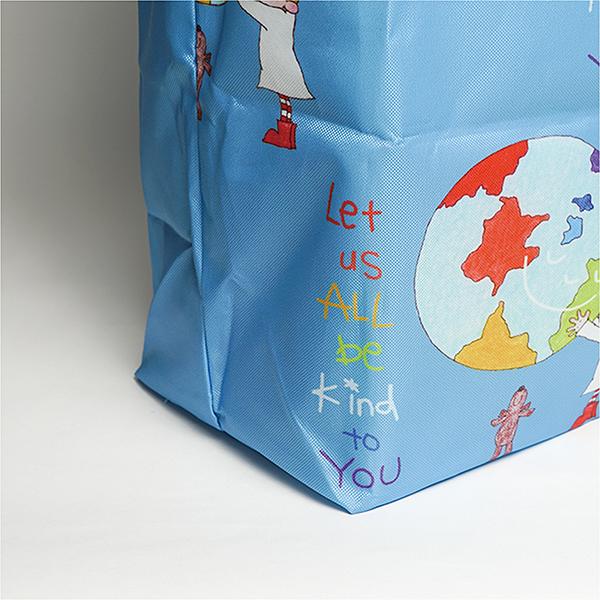 ココちゃん 底板付き エコバッグM アース RYZ-989 グリーティング