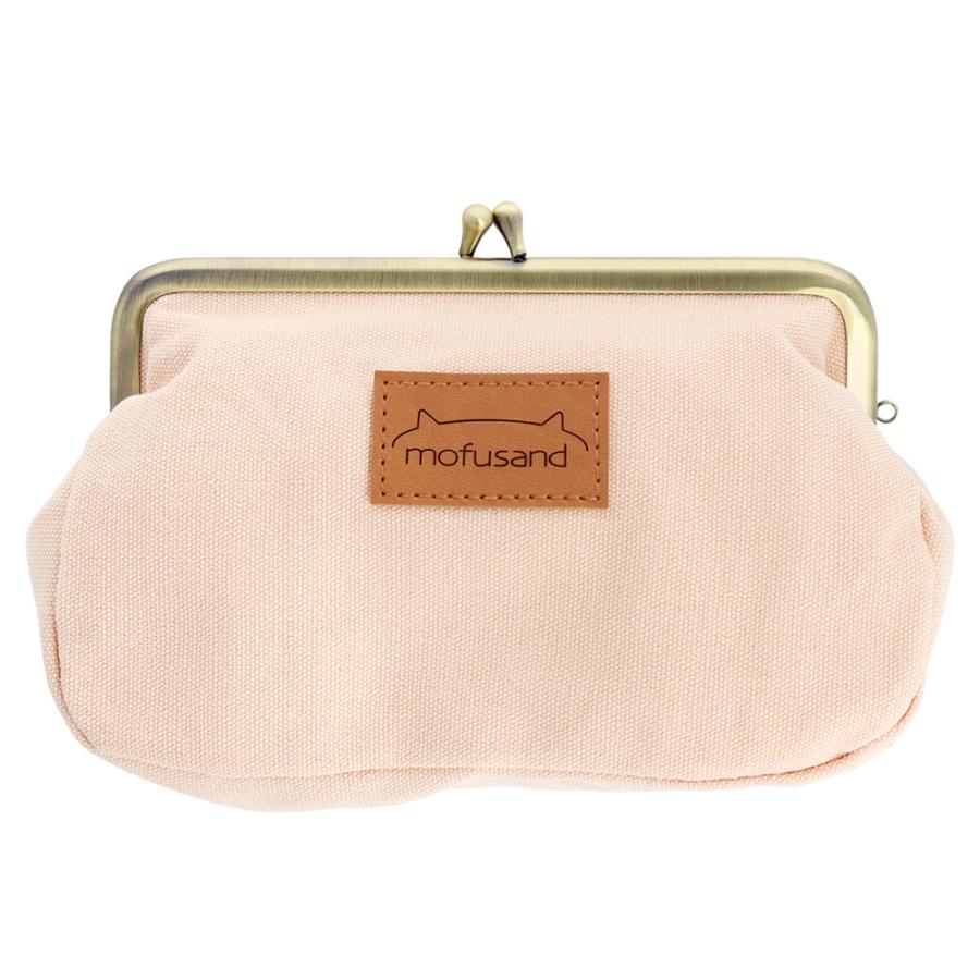 30％OFF mofusand 畳刺繍がま口ポーチ うさにゃん S2323680 サンスター