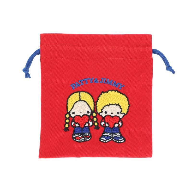 サガラ刺繍巾着 レトロサンリオキャラクターズ RSC5 パティ＆ジミー