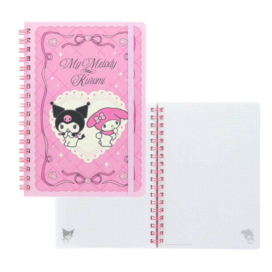 WリングノートB6 マイメロディ＆クロミ リボン S2643740 MYKU サン