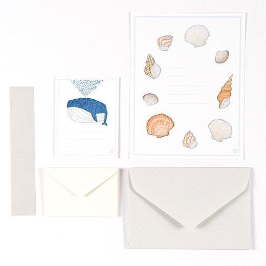 米津祐介 アニバーサリー ダブルレターセット クジラ YZS-373