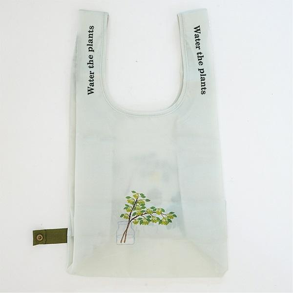 米津祐介 底板付き エコバッグS グリーン YZZ-424 グリーティング