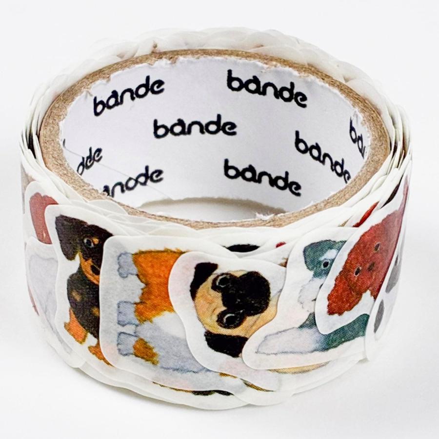 米津祐介 bande 1枚ずつめくれるダイカットマスキングテープ 20mm幅