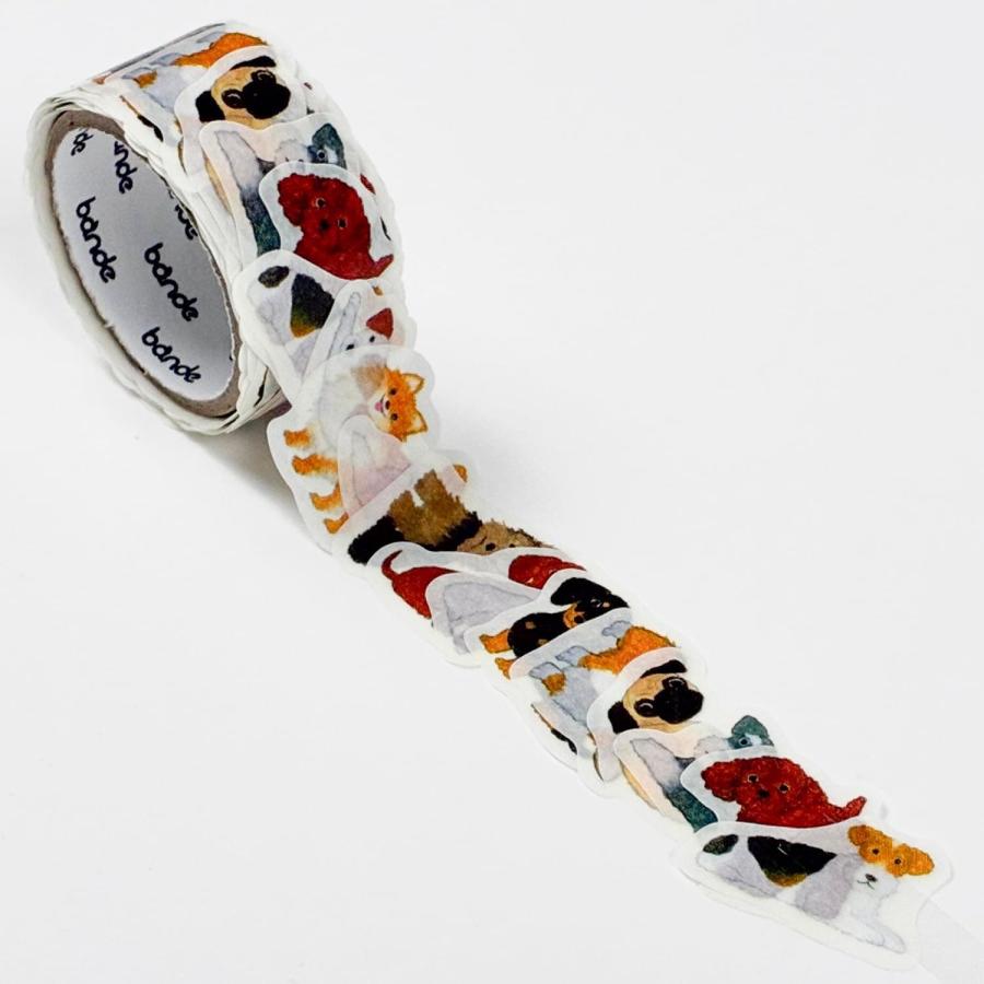 米津祐介 bande 1枚ずつめくれるダイカットマスキングテープ 20mm幅