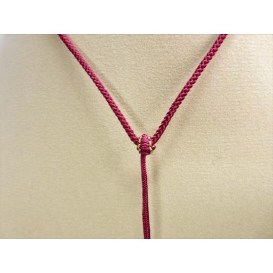 ネックレス紐 レッド Φ1.8mm×最大65cm 調節可 : 天然石のお店Sun