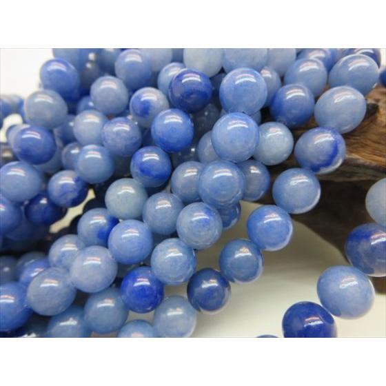 連売り商品 ブルーアベンチュリン 品質AAA Φ8.5±0.2mm : 天然石のお