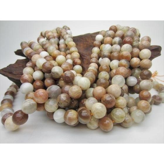 連売り商品 ミックスサンムーンストーン Φ10±0.5mm : 天然石のお店Sun