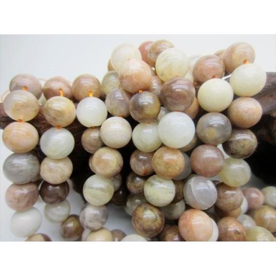 連売り商品 ミックスサンムーンストーン Φ10±0.5mm : 天然石のお店Sun