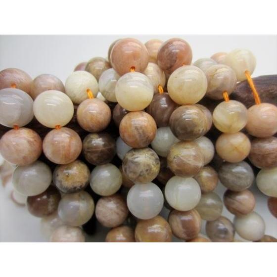 連売り商品 ミックスサンムーンストーン Φ10±0.5mm : 天然石のお店Sun