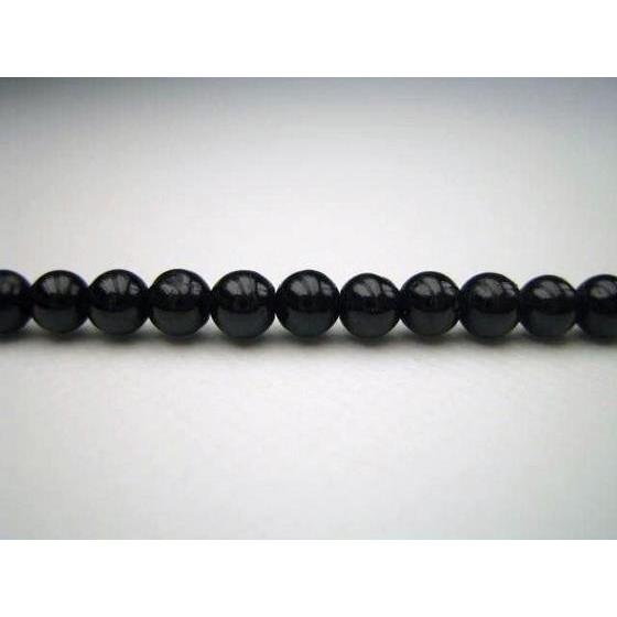 連売り商品 ブラックトルマリン品質AAAΦ4.2±0.2mm : 天然石のお店