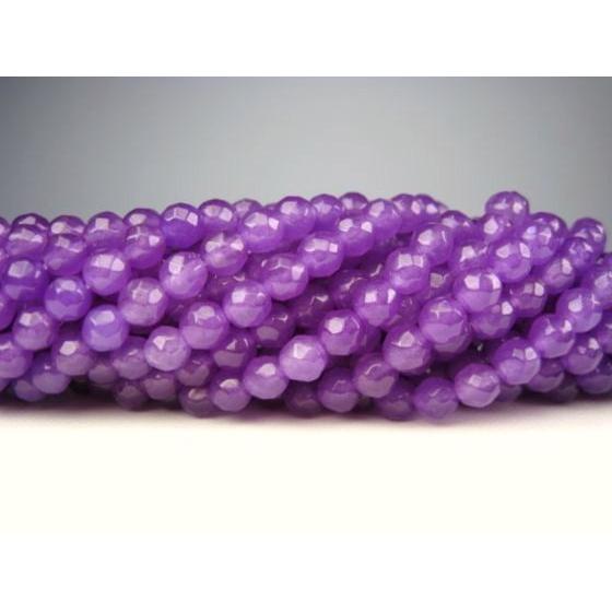 連売り商品 パープルカルサイト 着色 64面カットΦ6.3±0.2mm : 天然石の