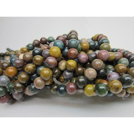 連売り商品 オーシャンジャスパー Φ8.6±0.2mm : 天然石のお店Sun