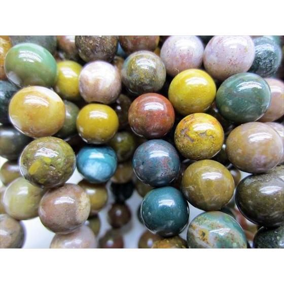 連売り商品 オーシャンジャスパー Φ8.6±0.2mm : 天然石のお店Sun