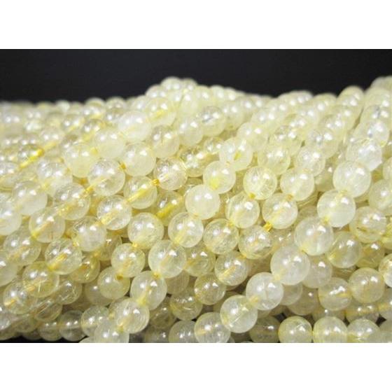 連売り商品 ゴールドルチルクォーツ 品質AAA Φ5.5±0.3mm : 天然石の