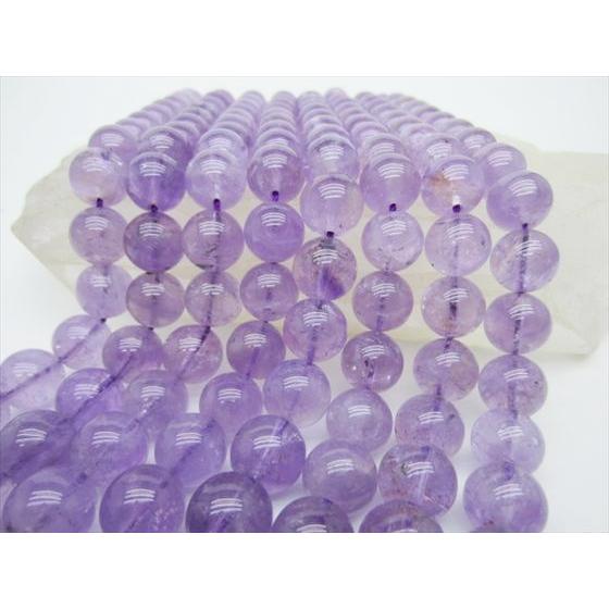 連売り商品 ラベンダーアメジスト 品質AA Φ12.2±0.3mm : 天然石のお